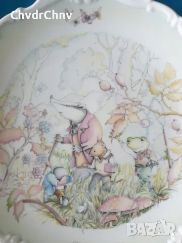 4бр Royal Doulton английска колекционерска декоративна порцеланова чиния-картина/приказки, снимка 5 - Картини - 48899025