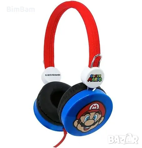 Оригинални детски слушалки Super Mario / Супер Марио, снимка 2 - Други - 48912445