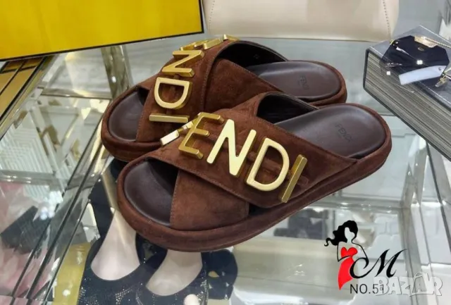 чехли Fendi , снимка 3 - Чехли - 48941579