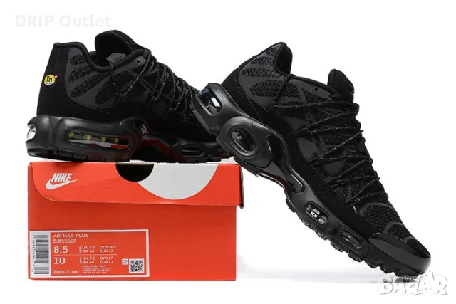 !НОВИ! Nike Air Max Plus 'TN' | Utility Black | + КУТИЯ, снимка 2 - Маратонки - 55750714