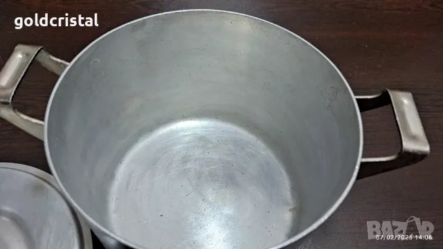 стара алуминиева тенджера , снимка 4 - Антикварни и старинни предмети - 49017097