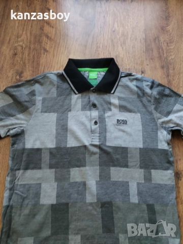 hugo boss green - страхотна мъжка тениска M, снимка 5 - Тениски - 51571044