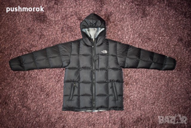 THE NORTH FACE 550 Reversible Down Hoodie jacket Sz boy’s XL / 18-20 y /-#00259 , снимка 4 - Якета - 39059684