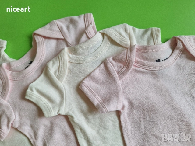5 бр. бодита с къс ръкав, снимка 2 - Бодита за бебе - 53925470