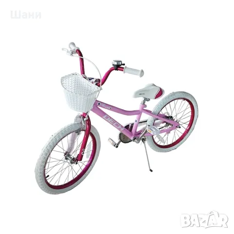 Детски велосипед Dech, 20”, V-brake спирачка и контра, Розов, снимка 4 - Детски велосипеди, триколки и коли - 49462760