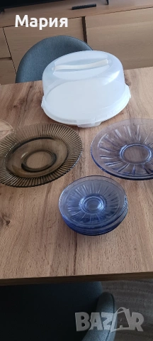 Прибори и съд за сладкиши лот 