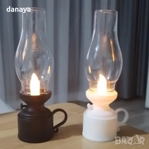 5413 Ретро коледен фенер Газова лампа, 13 см