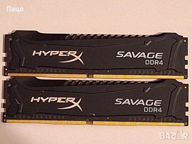 RAM DDR4 4GB/4х4/ HyperX Savage Memory Black, снимка 8 - RAM памет - 54013025