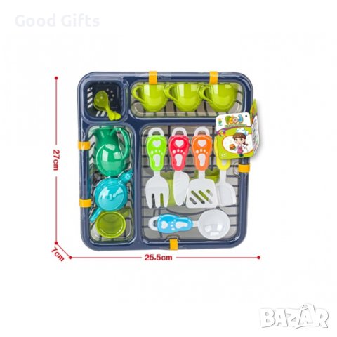 Детски кухненски сет със сушилник и прибори, снимка 3 - Други - 42835867