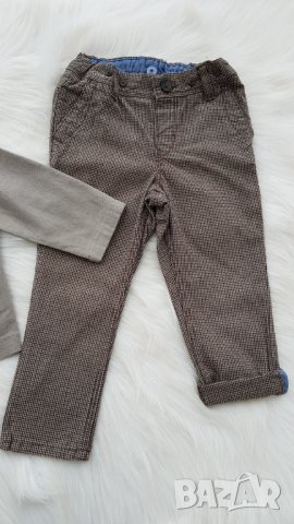 Детско сако и панталон H&М 12-18 месеца, снимка 3 - Комплекти за бебе - 38949760
