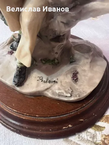 Стара антикварна фигурка Belcari , Capodimonte., снимка 7 - Колекции - 49969542