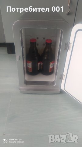 Мини хладилник на 12 V и 220 V, снимка 2 - Хладилни чанти - 40660895