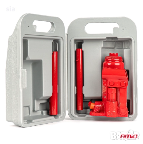 Крик хидравличен 2 т в куфар, снимка 4 - Аксесоари и консумативи - 51960263