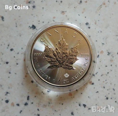 Сребро 1 oz 2022 Кленов лист 