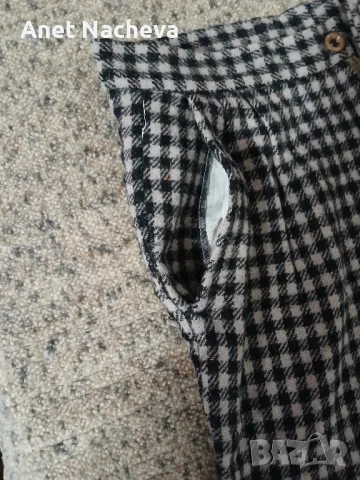 Детски зимни вълнени панталони каре, снимка 3 - Панталони - 48397185