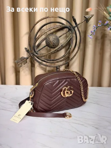 Gucci Дамска Чанта С Дълга Дръжка Синджир За През Рамо Гучи - Различни Цветове Код E5, снимка 18 - Чанти - 55788750