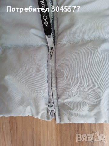 Яке топло с пух с качулка Размер L, снимка 3 - Якета - 42427541