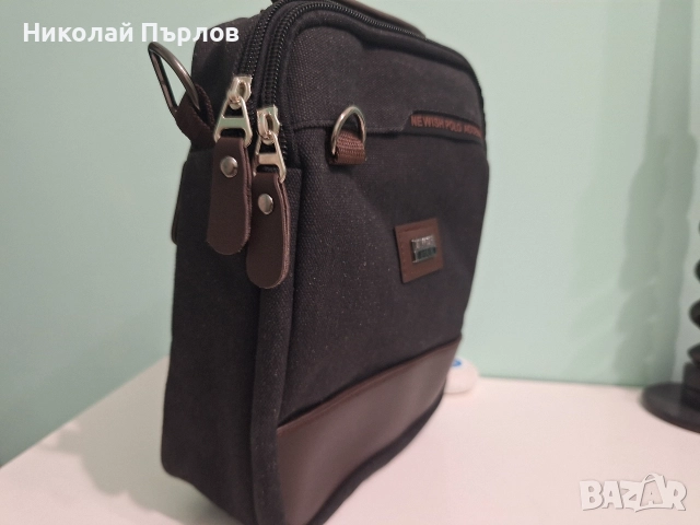 Продавам нова маркова мъжка чанта за през рамо, снимка 6 - Чанти - 52799550