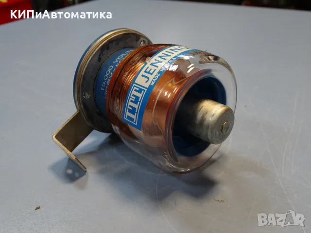 вакуум кондензатор ITT JENNINGS UCSV-110-15S vacuum capacitor, снимка 3 - Резервни части за машини - 55948991