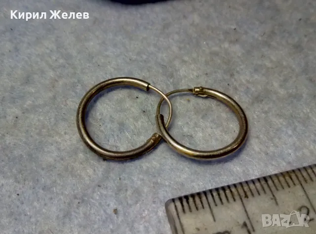 СТАРИ ФИНИ СРЕБЪРНИ ОБЕЦИ СРЕБРО 925 КЛАСИЧЕСКИ РЕТРО АРТ МОДЕЛ РЪЧНА МАЙСТОРСКА РАБОТА 47676, снимка 7 - Обеци - 49605788