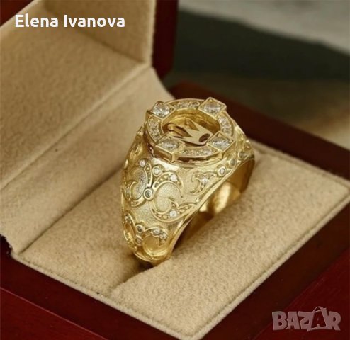 ТОП ЦЕНА! Уникален пръстен с камъни Сваровски