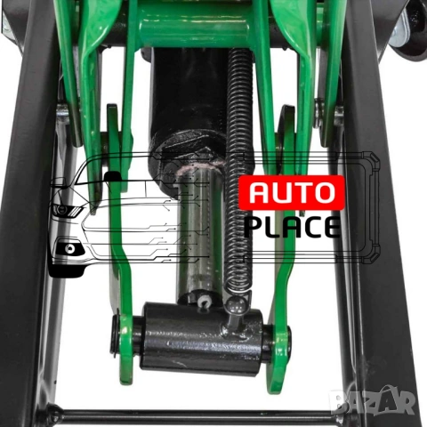 Нископрофилен крик с 2 помпи 3 тона ( 135 – 465 мм ) RockForce, снимка 8 - Други инструменти - 54030087