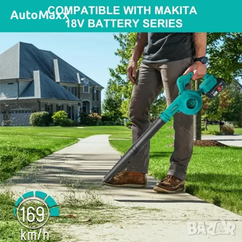 Модернизирана акумулаторна духалка за листа Waitley за батерия Makita 18v, снимка 2 - Винтоверти - 49755496