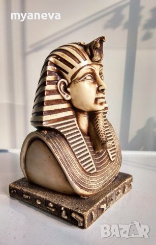 Тутанкамон , статуетка на египетският фараон. , снимка 4 - Статуетки - 44588787