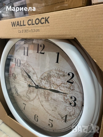 Стенен Часовник 38,5 см. / Ретро часовник за стена, снимка 5 - Други стоки за дома - 54025784
