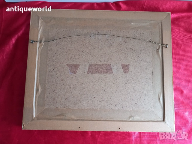 Стара Английска Картина "КРИКЕТ", снимка 6 - Антикварни и старинни предмети - 51698473