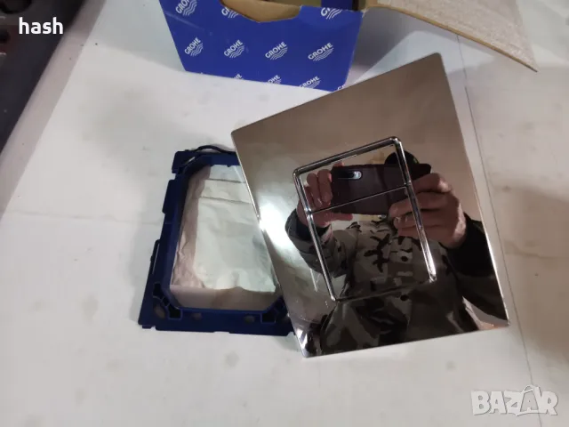 GROHE 38732Sh0 Skate Cosmopolitan Контролна плоча за тоалетна бяла, снимка 4 - Други - 48570805