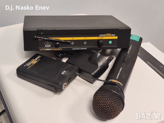 AKG WMS40 Vocal/Ibstrumental Set (852.200 MHz) MK-I /Вокално-Инструментална  безжична система/ в Микрофони в гр. Ловеч - ID38184118 — Bazar.bg