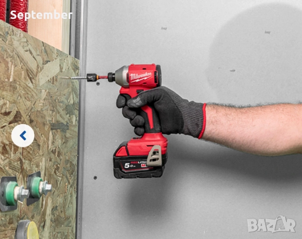 Ударен гайковерт Milwaukee, 18 V, 190 Nm, 1/4", снимка 3 - Винтоверти - 52476540