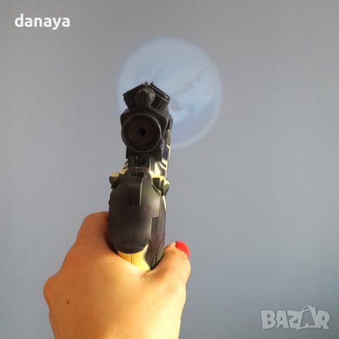 2909 Детски камуфлажен автомат играчка пистолет със звук и светлина, снимка 6 - Музикални играчки - 36997086