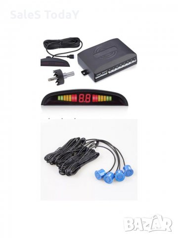 Парктроник бял, син, червен и тъмно сив с 4 датчик , снимка 2 - Аксесоари и консумативи - 29827970