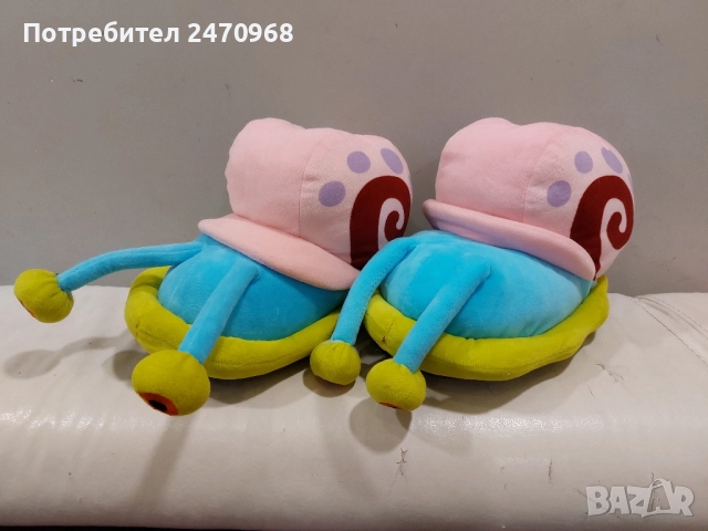 Плюшени пантофи , снимка 2 - Пантофи - 52127571