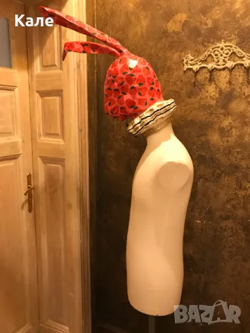 Глава за манекен заек декорация за магазин фотосесия папие маше, снимка 6 - Манекени - 50083168