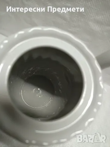 Стар Баварски порцеланов чайник ГФР, снимка 2 - Антикварни и старинни предмети - 50100756