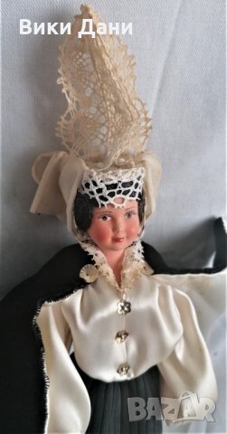 Франция кукла с перелина начало на 20 век, снимка 4 - Колекции - 31508482