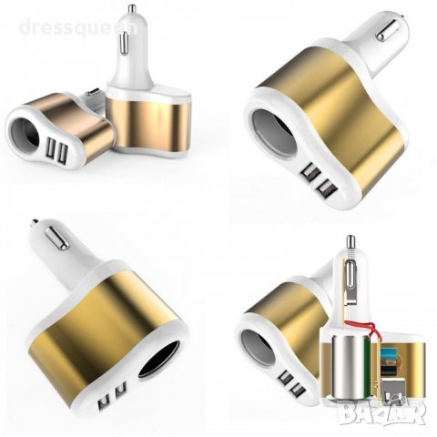 1981 Двоен USB разклонител за кола, снимка 4 - Други - 37284707