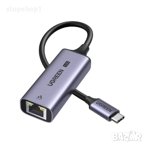 UGREEN USB C към Ethernet адаптер 2.5G, Ethernet адаптер за лаптоп, алуминий, тип C (съвместим с Thu