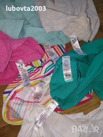 Лот George 6 броя 110см. Детски тениски и потници за момиче, снимка 3 - Детски тениски и потници - 49399239