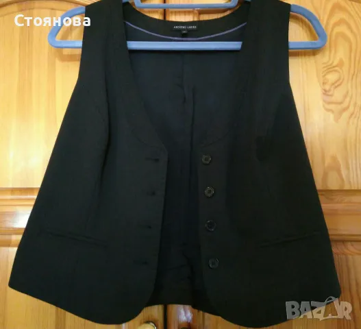 Елегантен дамски къс втален елек, снимка 4 - Елеци - 50189334