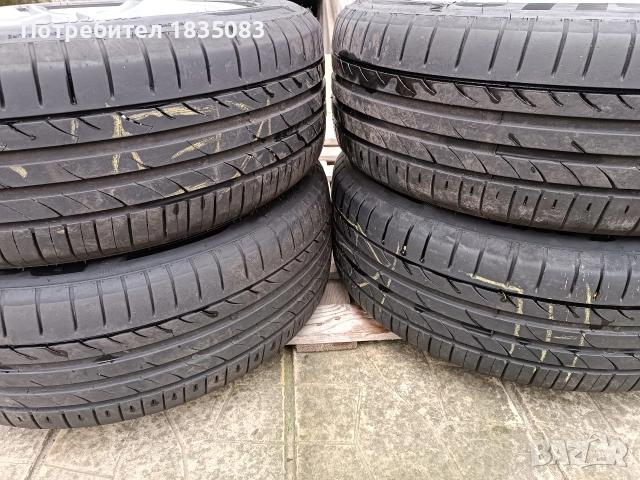 Лети джанти 17ки 5х108 Peugeot + летни гуми 215/55/17 Rotalla, снимка 11 - Гуми и джанти - 52816180