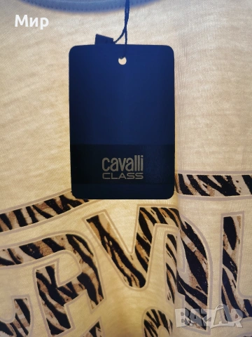 Тениска 100%памук .Roberto Cavalli, снимка 7 - Тениски - 54050124