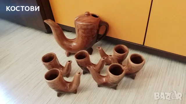Керамичен сервиз за ракия или вино
