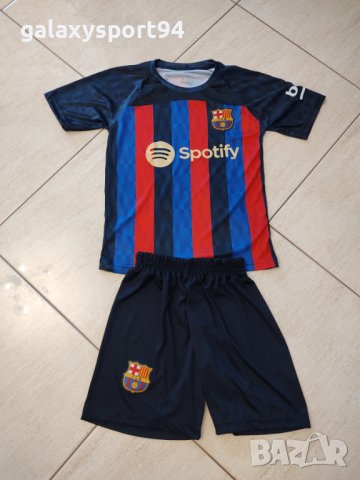 22/23 Левандовски Тениска + Шорти Детски Екип Барселона Lewandowski 9, снимка 5 - Футбол - 37690825