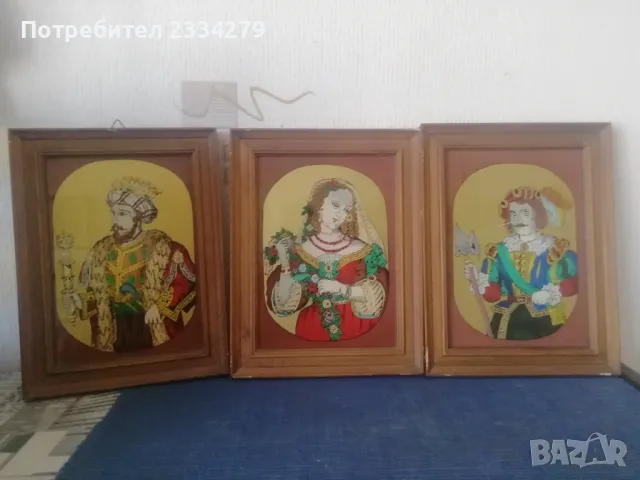 Картини ръчно рисуван на стъкло, стъклопис. 