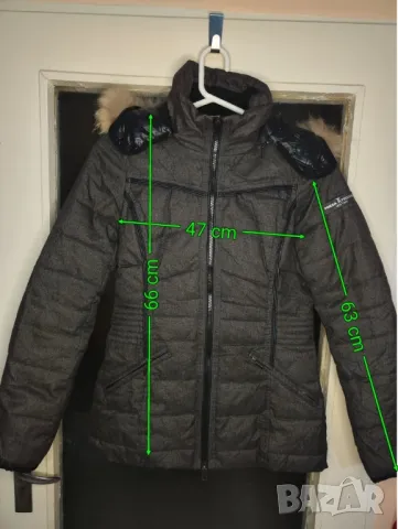 Frieda  & Freddies зимно яке с пух,качулка с пух от миеща мечка , снимка 2 - Якета - 48262194