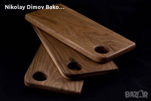 Дъска за сервиране / дъска за рязане от орех, снимка 5 - Аксесоари за кухня - 30410096